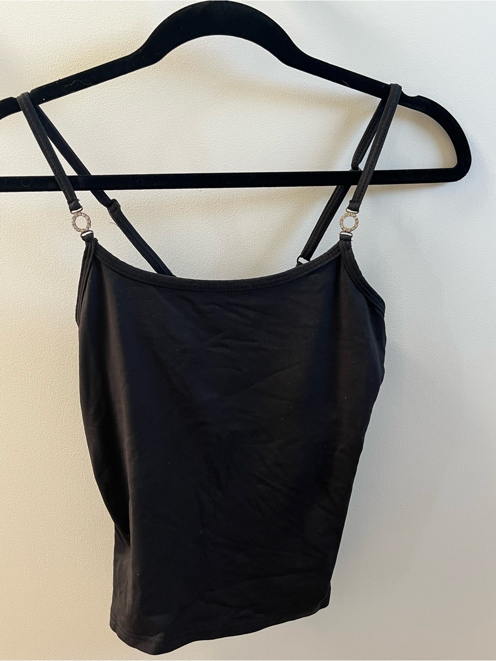 White House Black Market Black Spaghetti-Strap Camisole